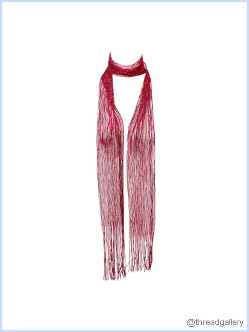 Sequin Skinny Scarf Long Tassel Sparkly Wrap for Women Evening Party Prom
